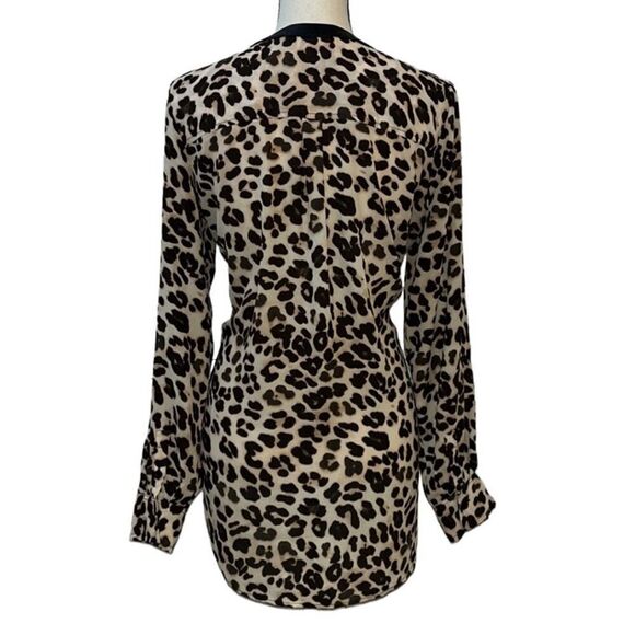 NY&Co Leopard Print Pullover Blouse- Flawed - Picture 8 of 13